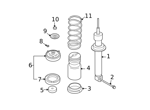 Struts & Components for 2008 BMW 535xi #0
