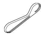 MN187015 - Cooling System: Power Steering Belt for Mitsubishi Image