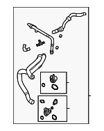 5QM121049C - Cooling System: Hose &amp; Tube Assembly for Volkswagen Image