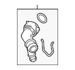 2Q0122291K - Cooling System: Lower Coupling for Audi: Q3 Image