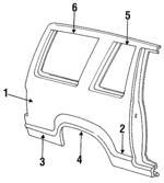 ZZL070400 - Body: Quarter Panel for Mazda Image