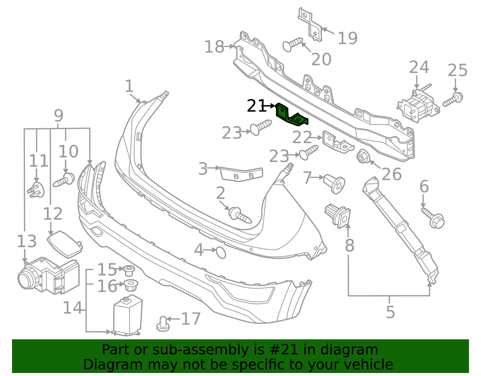 86636-AT050 - Lower Bracket 2023-2025 Kia | Kia.Parts Store