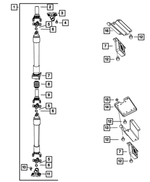 52123132AB - : Drive Shaft for Dodge: Ram 2500 Image