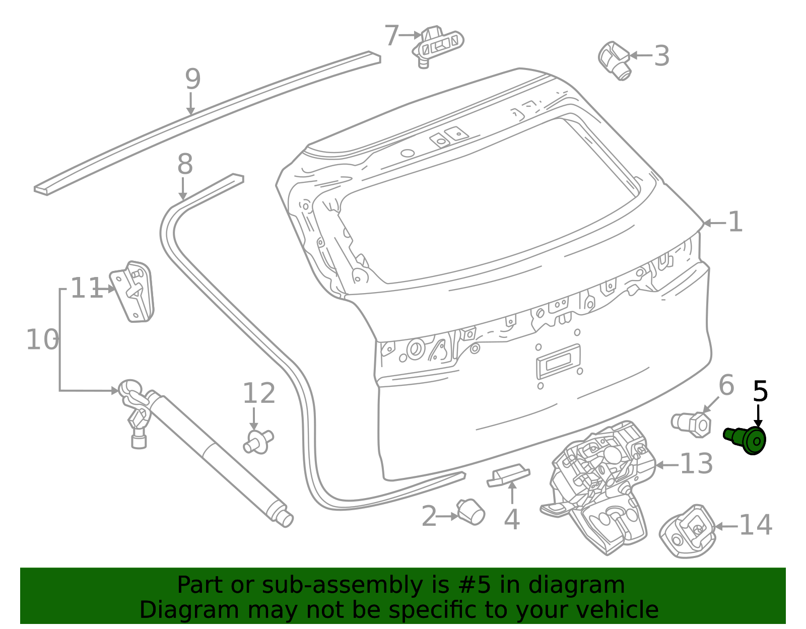 2024-2026 Honda Prologue License Plate Bracket Screw 09423101 | OEM ...