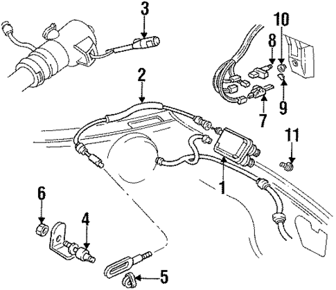 Cruise Control System for 1993 Chevrolet Caprice #0