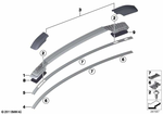 51137250401 - : Roof Molding Left for BMW Image