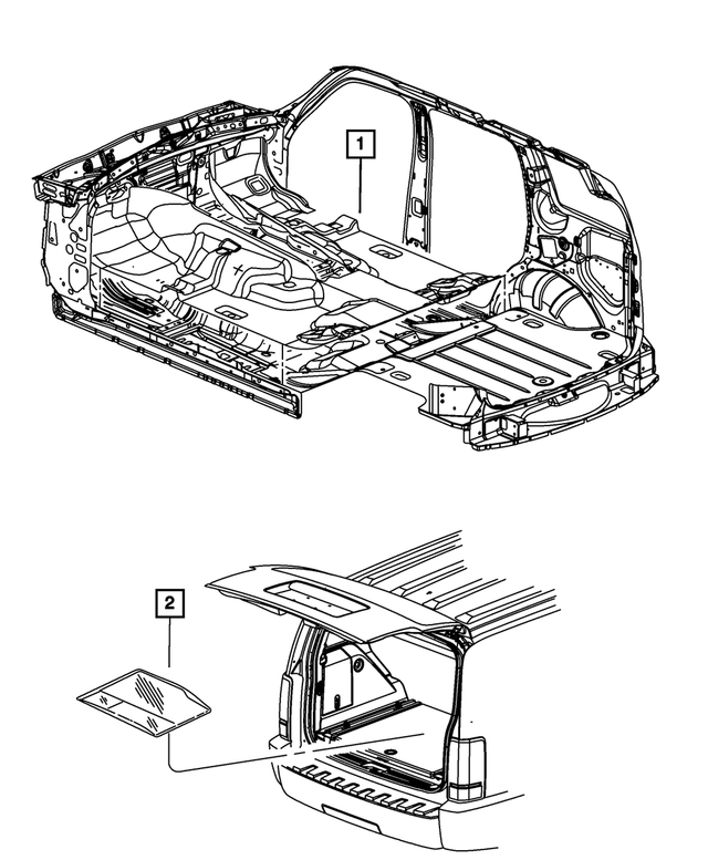 1TB371DVAB - Interior Trim: Floor Mat Kit for Mopar Image