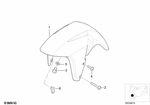 46617677416 - : Mudguard Front for BMW-Motorrad Image