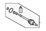 495A1CV000 - Suspension: Outer Joint for Kia Image