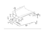 208880025728 - Attachment Parts: Hood for Mercedes-Benz Image