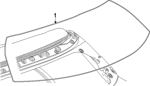 Glass - Lift Gate for 2024 Acura ZDX #0