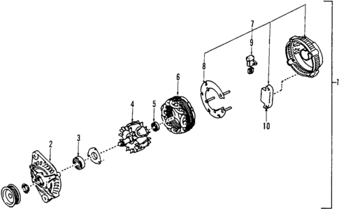 Alternator for 2008 INFINITI G35 #0