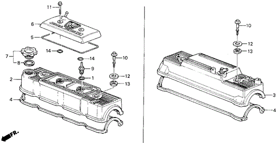 Cylinder Head Cover for 1990 Acura Legend #0