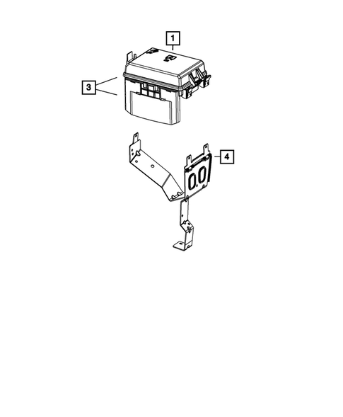 Power Distribution Center, Fuse Block, Junction Block, Relays and Fuses for 2016 Dodge Challenger #0