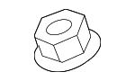998910600 - Electrical: Lower Bracket Nut for Mazda Image