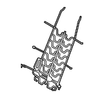 710530C010 - Body: Support Spring for Toyota Image