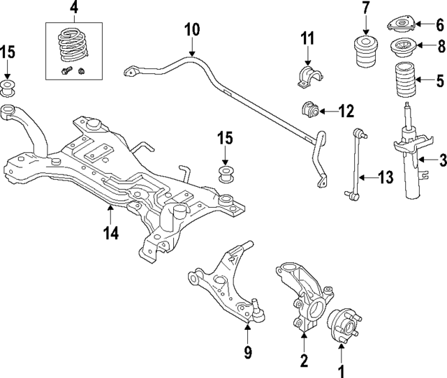 31290285 - : Strut Mount for Volvo Image