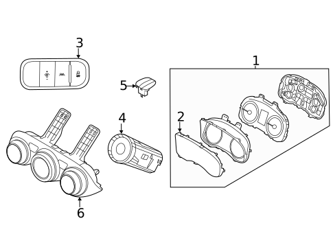 Cluster & Switches for 2021 Hyundai Venue #0