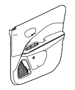 5UR04VT9AI - Body: Door Trim Panel for Jeep: Compass Image