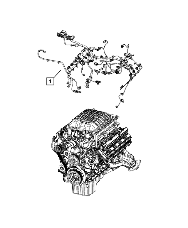68273470AB - Electrical: Engine Wiring for Mopar Image