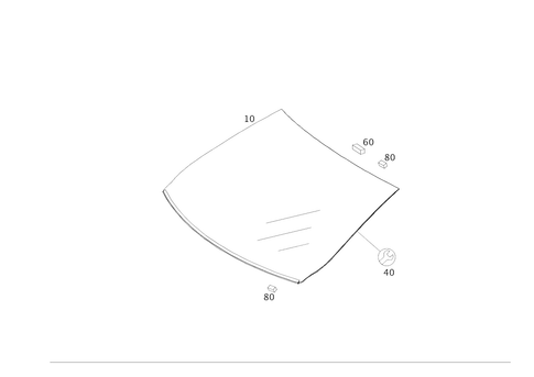 Windshield for 2023 Mercedes-Benz CLA 250 #0