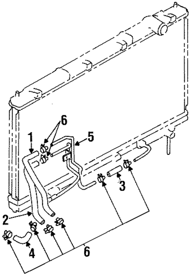 MB906440 - Cooling System: Hose for Mopar Image