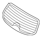 871100W100 - Body: Lift Gate Glass for Hyundai: Santa Fe Image