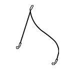 HHQ500020 - Body: Release Cable for Land Rover: Freelander Image