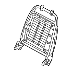 HFA500222 - Body: Seat Back Frame for Land Rover: Freelander Image