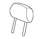 HAH500700PUY - Body: Headrest for Land Rover: Freelander Image