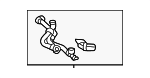 2975013501 - Cooling System: Front Hose for Mercedes-Benz Image