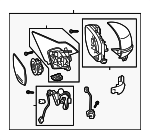 76200T3LA62ZC - : Door Mirror for Honda: Accord Image