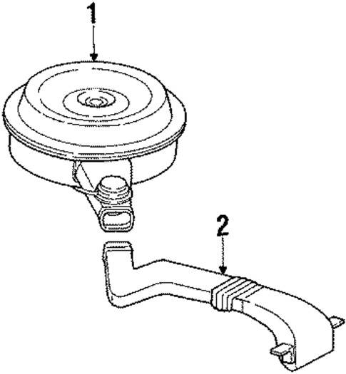 Air Intake for 1988 Chevrolet G20 #0