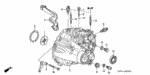 21104PHR000 - Transmission - Manual: PLATE M, OIL GUIDE for Honda Image image
