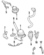 2562011140 - Emission System: Egr Valve for Toyota Image