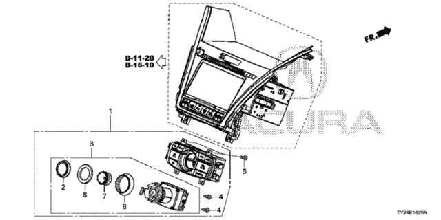 Center Module for 2016 Acura RLX #0