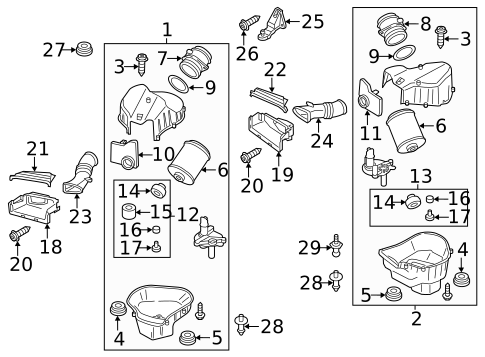 Belts & Pulleys for 2012 Audi A8 Quattro #1