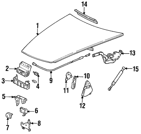 Liftgate for 1993 Porsche 968 #2