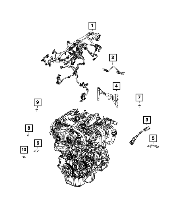68530583AA - Electrical: Engine Wiring for Mopar Image