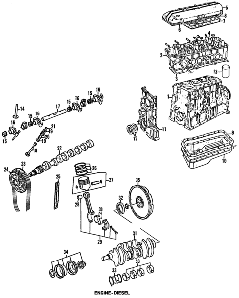 Oil Pump for 1984 Mazda B2200 #1