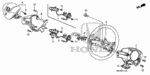 90178SNAA81 - Chassis: SCREW, TAPPING (3X10) (PO) for Honda Image
