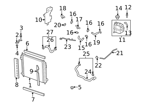 Radiators, Coolers & Related Components for 2008 Saturn Vue #0