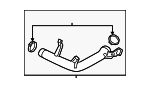 31370288 - Cooling System: Inlet Tube for Volvo Image