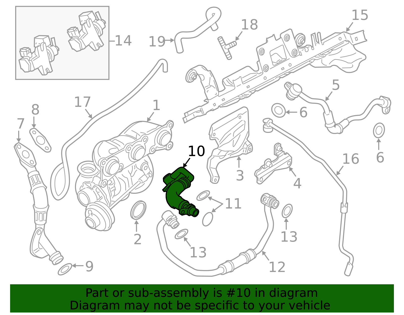 11537563707 - 2008-2012 BMW Water Inlet Tube (11-53-7-563-707) | BMW of ...