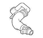 11537563707 - : Water Inlet Tube for BMW: 740i, 740Li, X6 Image