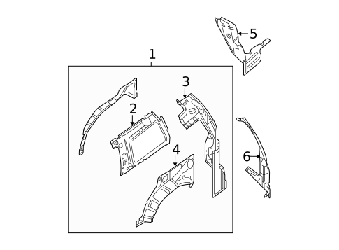 Inner Structure for 2008 Nissan Pathfinder #0