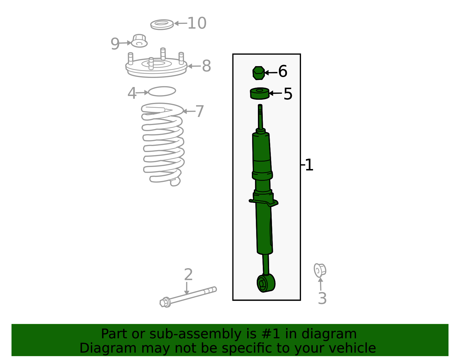 2014-2021 Toyota Tundra Shock Absorber 48510-8Z362 | OEM Parts Online