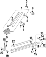 1239940545 - Electrical: Mount Kit for Mercedes-Benz Image