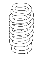 561511115 - Suspension: Coil Spring for Volkswagen Image