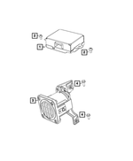 68241644AA - Electrical: Front Pedestrian Alert Speaker for Mopar Image